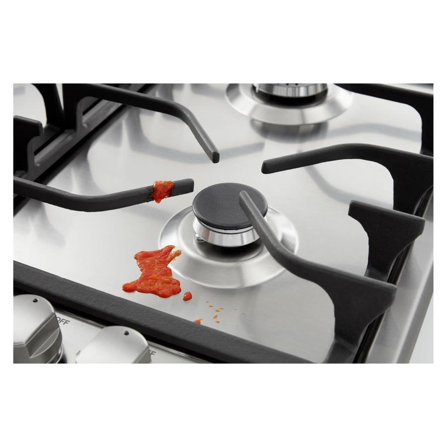 Whirlpool - 23.25 inch wide Gas Cooktop in Stainless - WCG52424AS