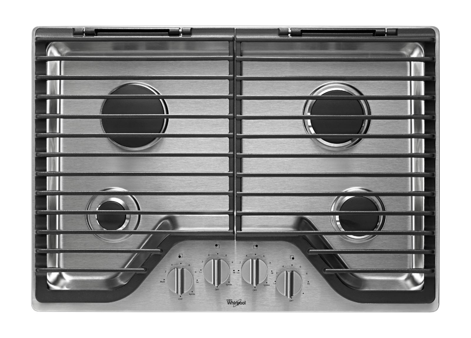 Whirlpool 30 Inch Gas Cooktop in Stainless WCG75US0DS