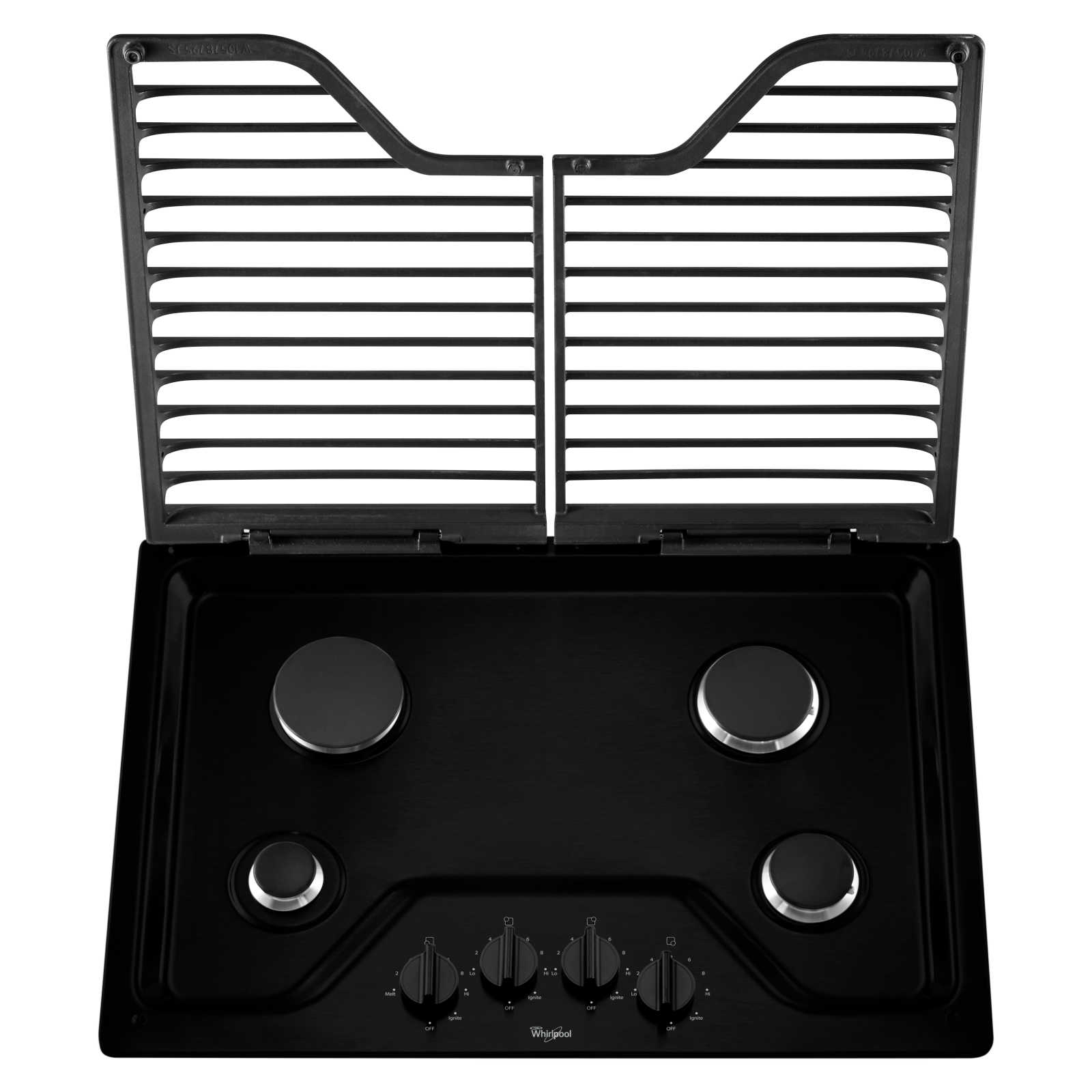 Whirlpool - 30 Inch Gas Cooktop in Stainless - WCG75US0DS