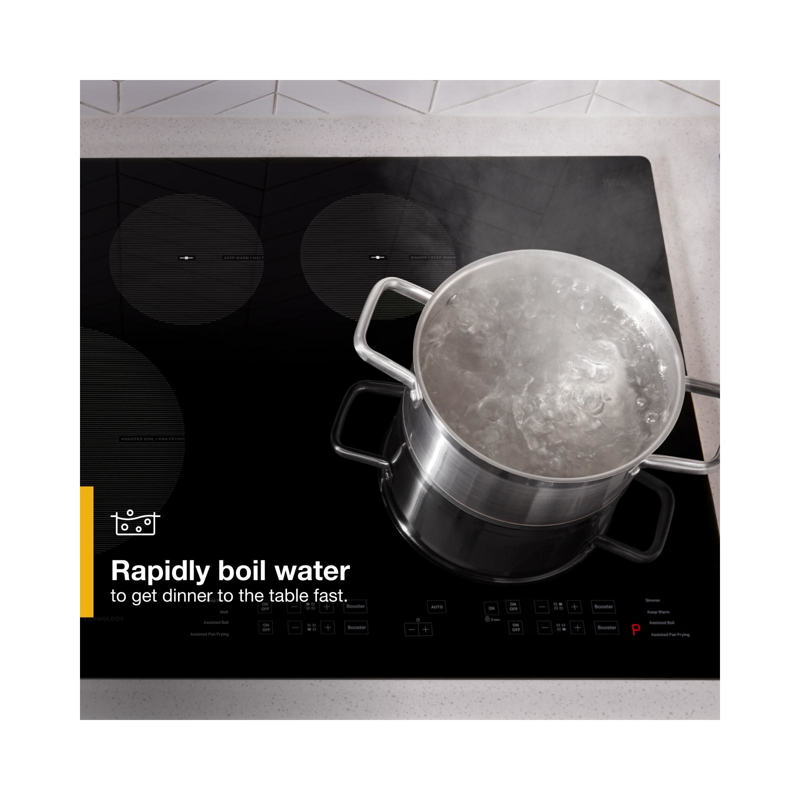 Whirlpool - 30.8125 inch wide Induction Cooktop in Black - WCI55US0JB