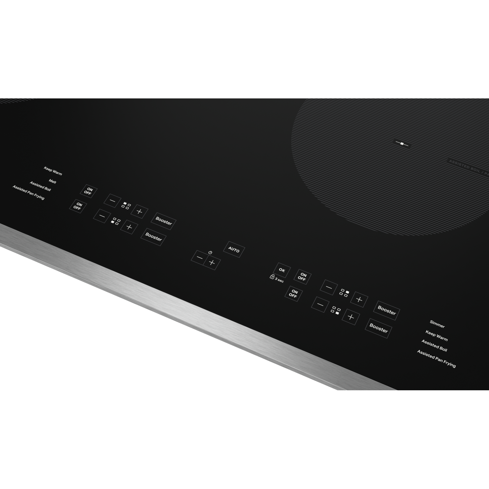 Whirlpool - 30.75 inch wide Induction Cooktop in Black - WCI55US0JS