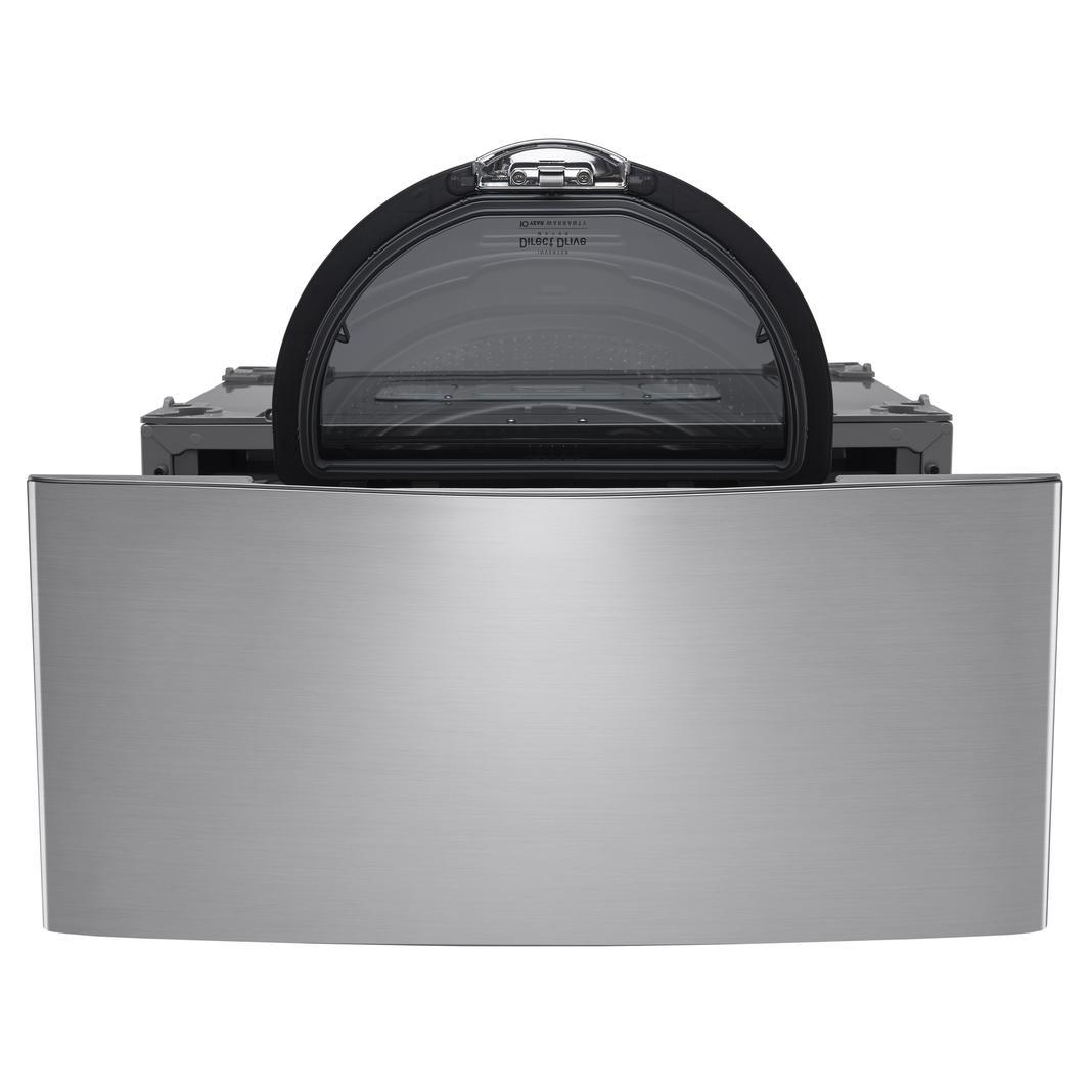 LG - 1.1 cu. Ft Compact Washer in Stainless - WD200CV