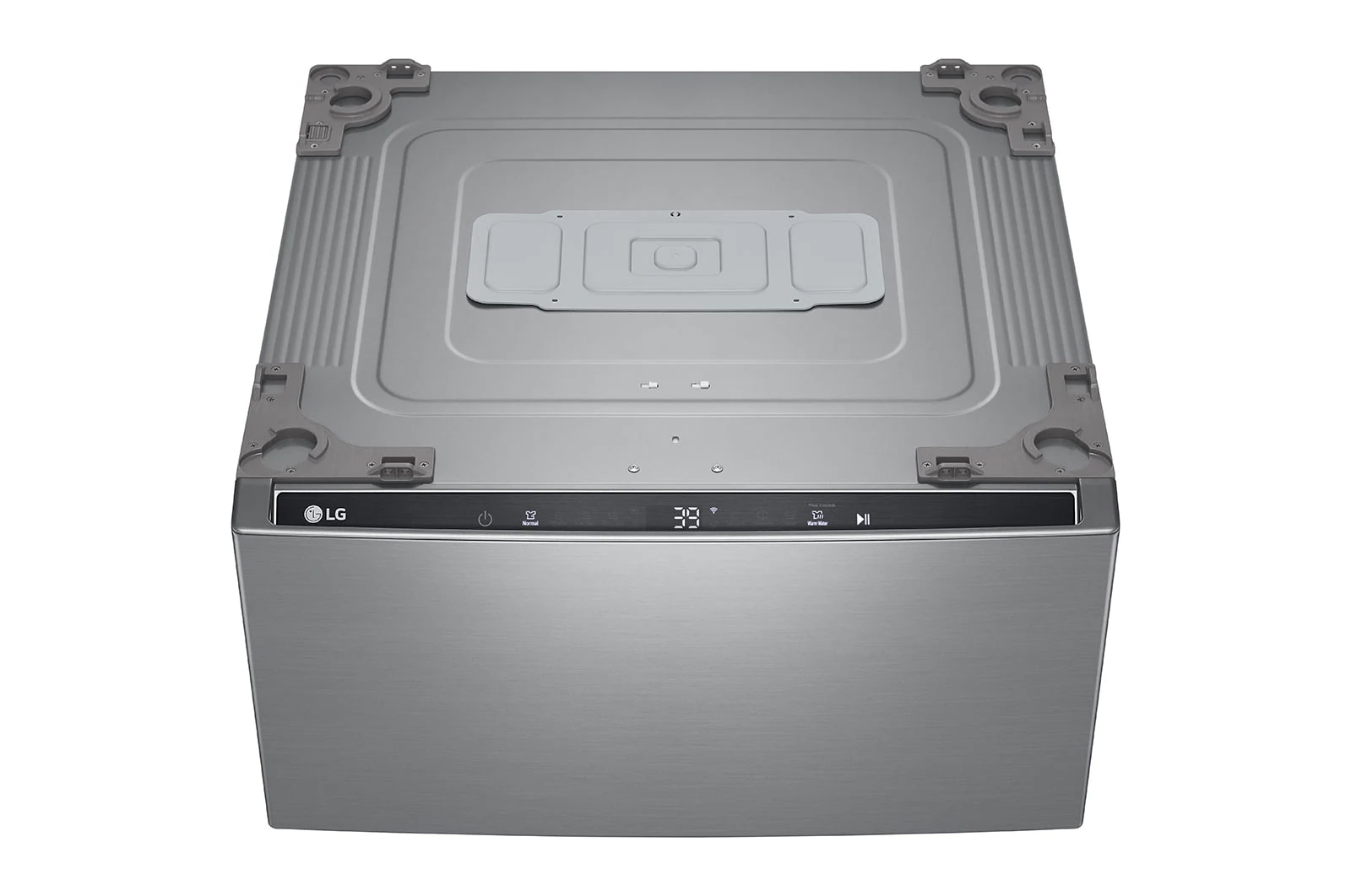 LG - 1 cu. Ft Compact Washer in Grey - WD300CV