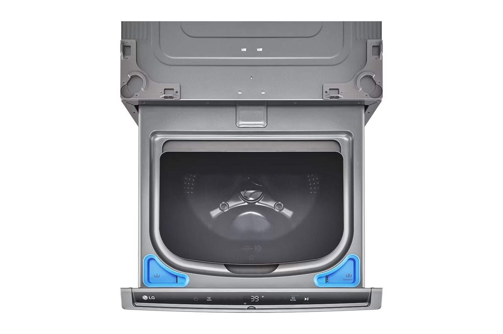 LG - 1 cu. Ft Compact Washer in Grey - WD300CV