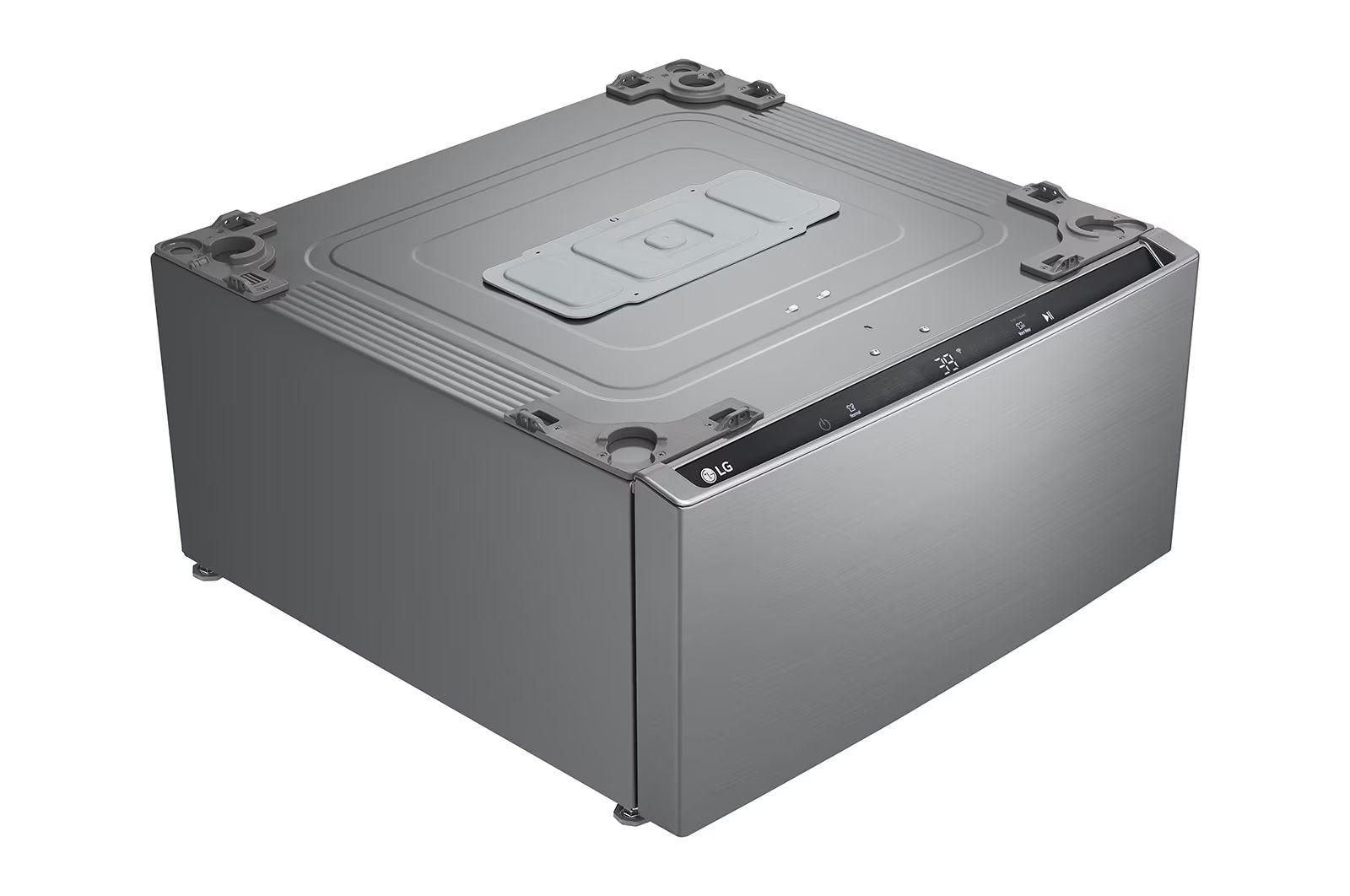 LG - 1 cu. Ft Compact Washer in Grey - WD300CV