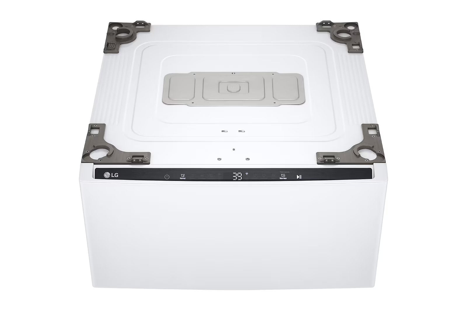 LG - 1 cu. Ft Compact Washer in White - WD300CW