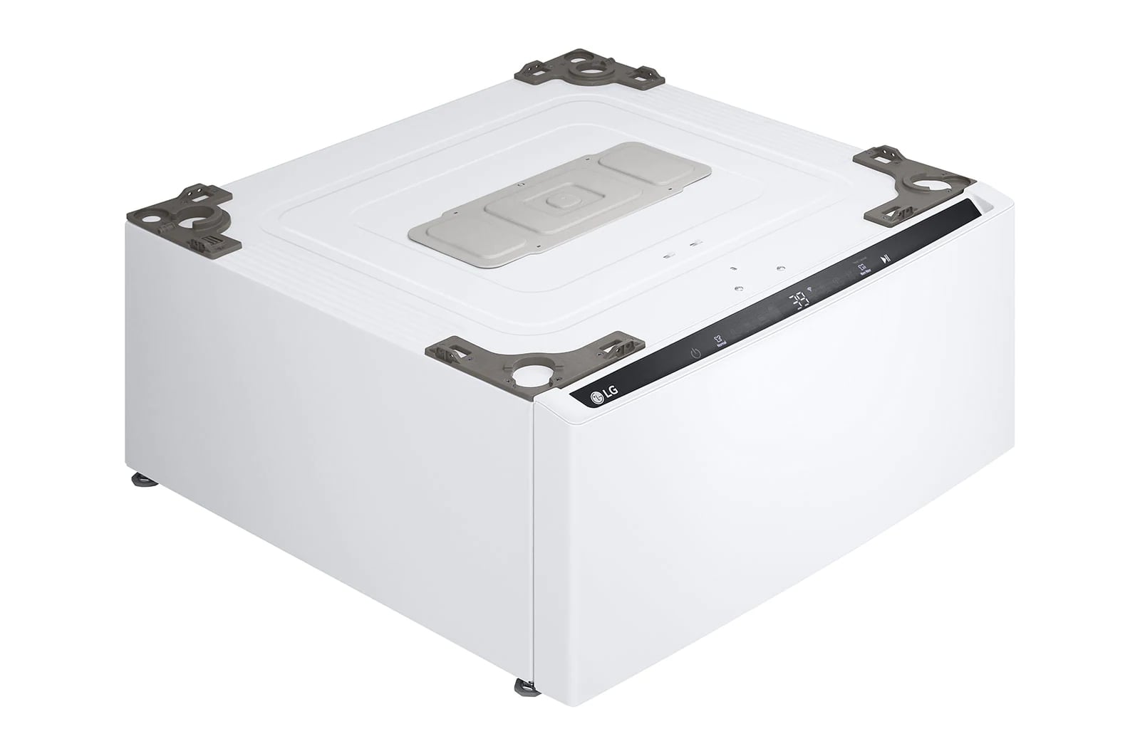 LG - 1 cu. Ft Compact Washer in White - WD300CW