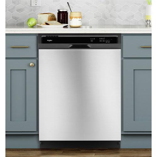 Whirlpool - 55 dBA Built In Dishwasher in Stainless - WDF330PAHS