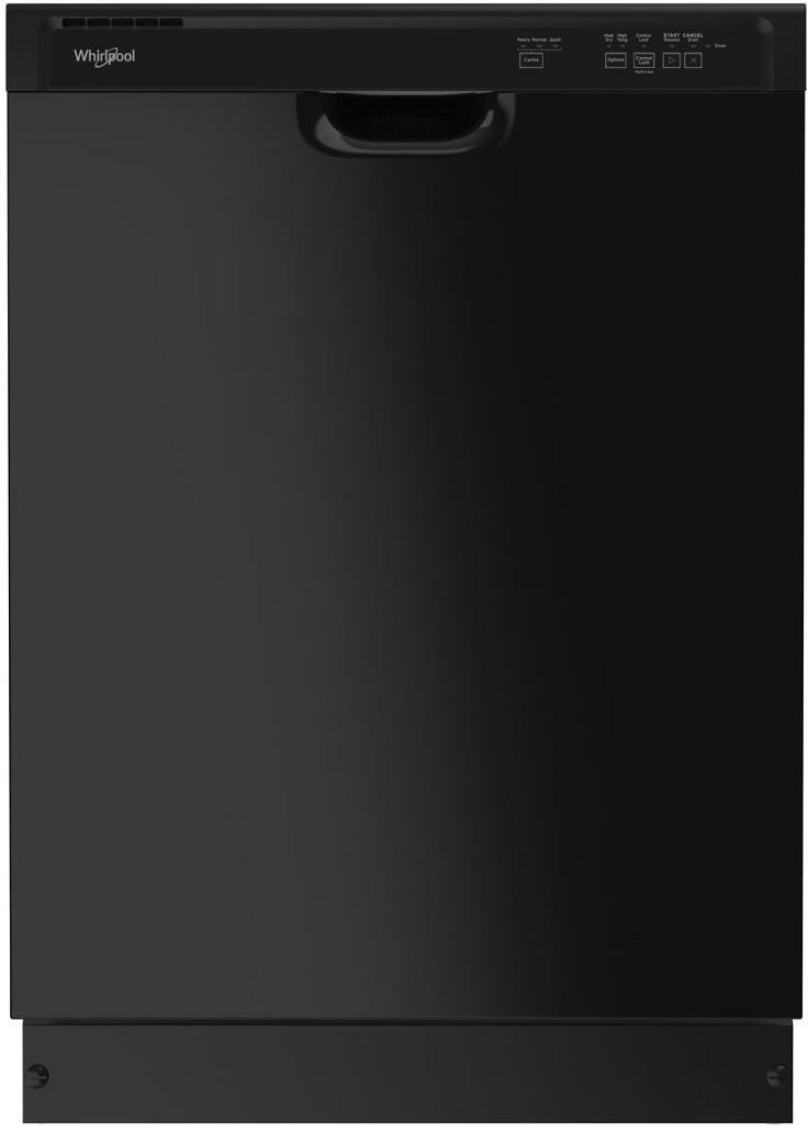 Whirlpool - 59 dBA Built In Dishwasher in Black - WDF331PAMB