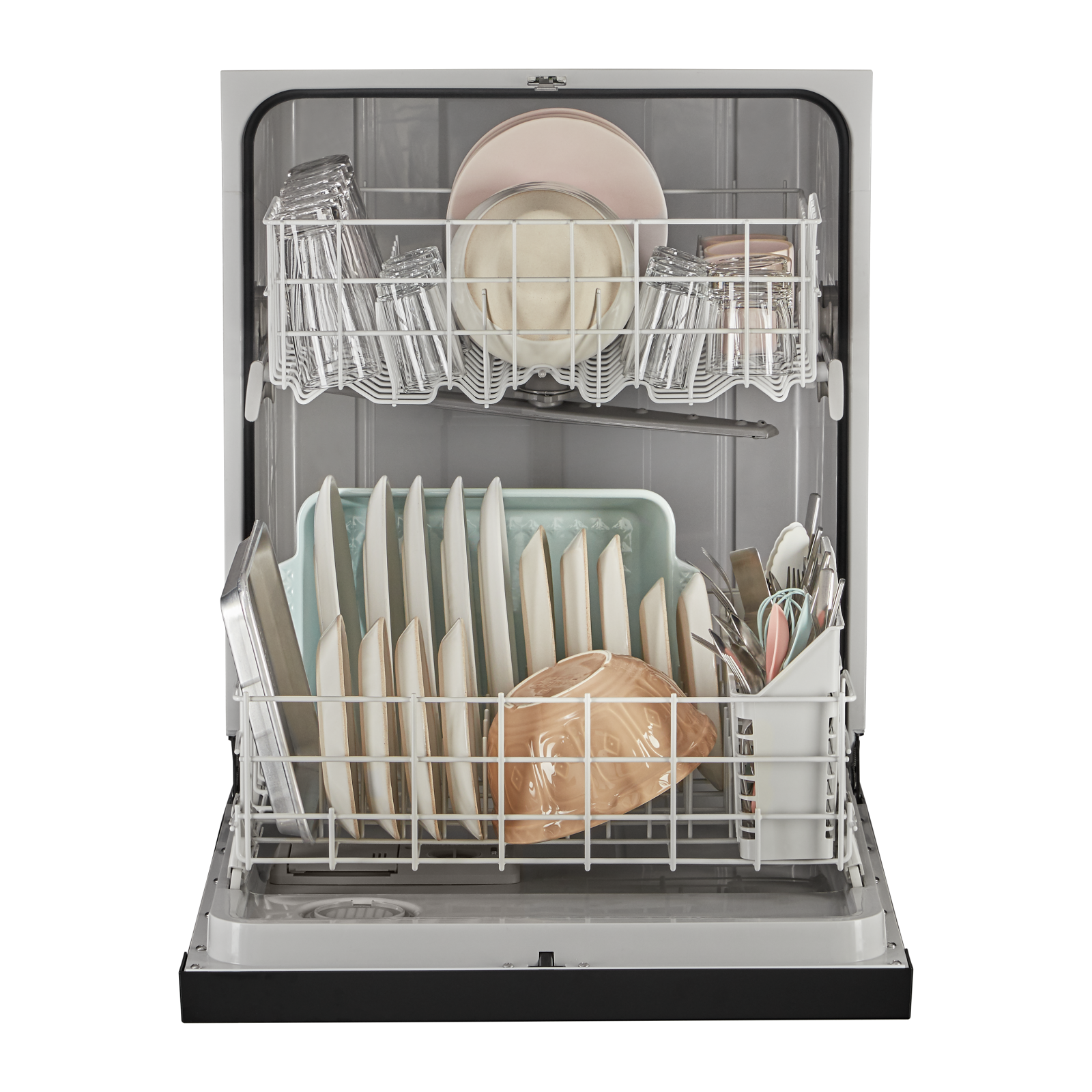 Whirlpool - 59 dBA Built In Dishwasher in Black - WDF331PAMB