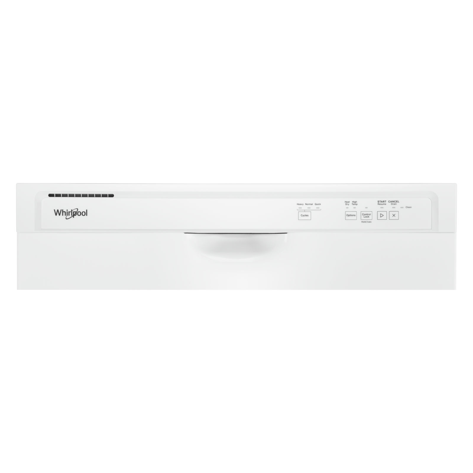 Whirlpool - 59 dBA Built In Dishwasher in White - WDF331PAMW