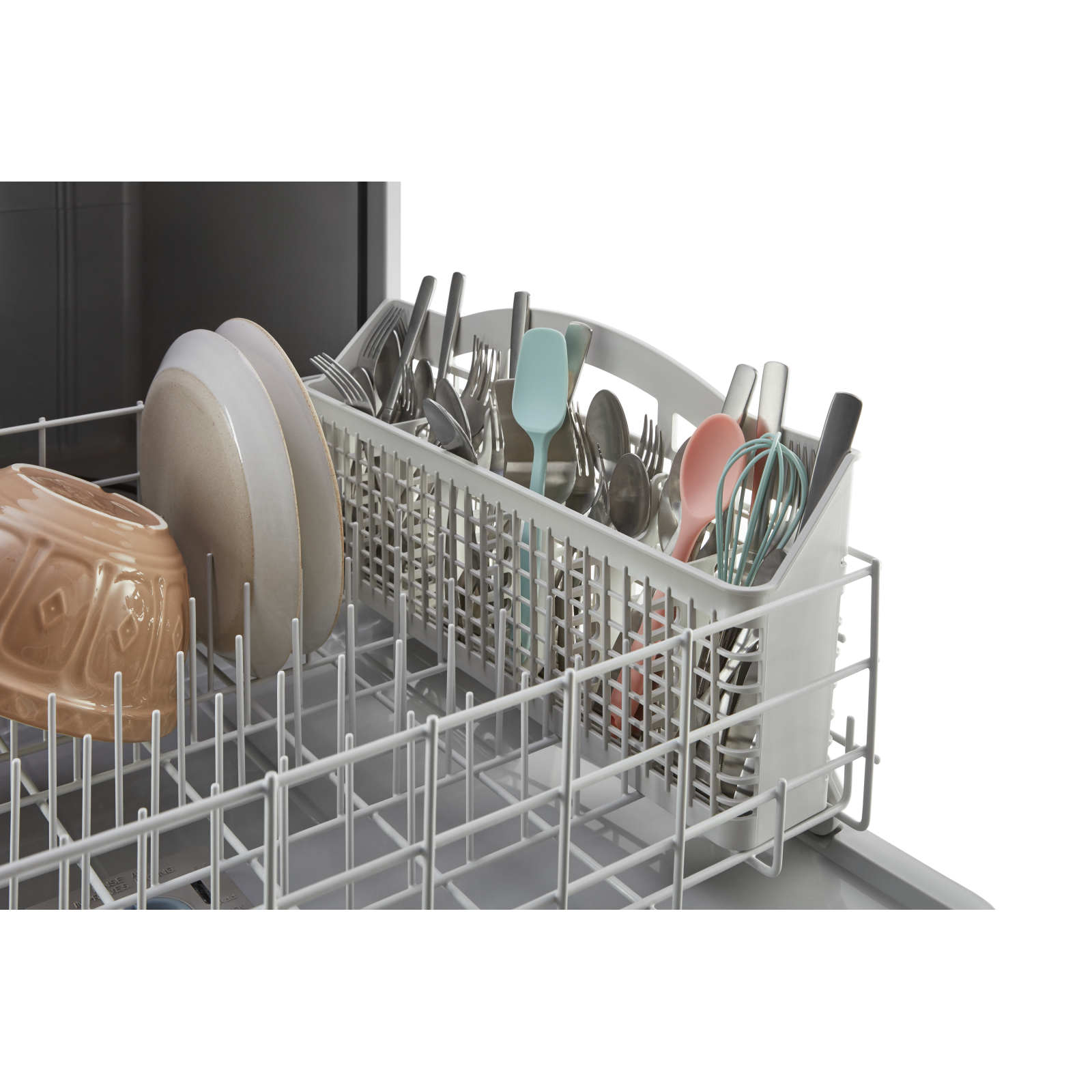 Whirlpool - 57 dBA Built In Dishwasher in White - WDF341PAPW