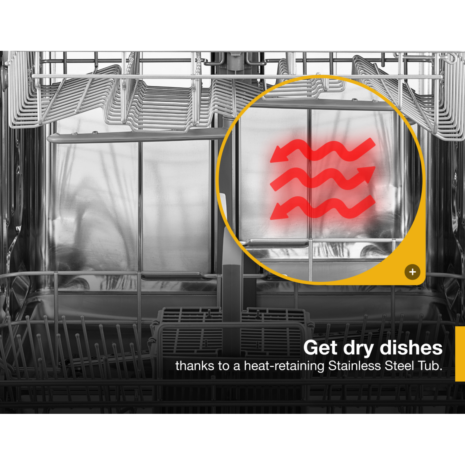 Whirlpool - 51 dBA Built In Dishwasher in Stainless - WDF550SAHS