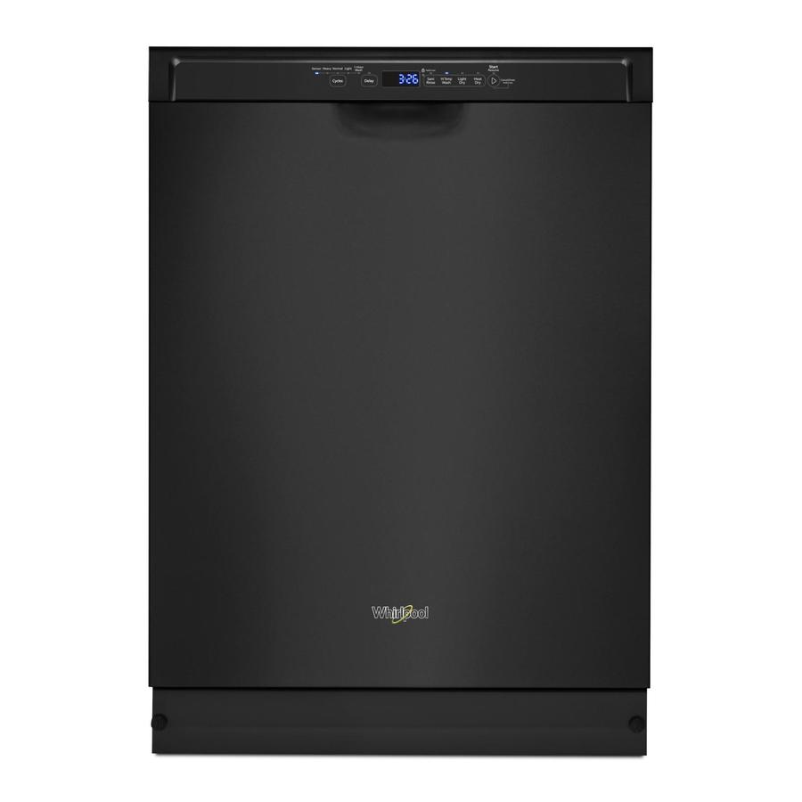 Whirlpool - 50 dBA Built In Dishwasher in Black - WDF560SAFB
