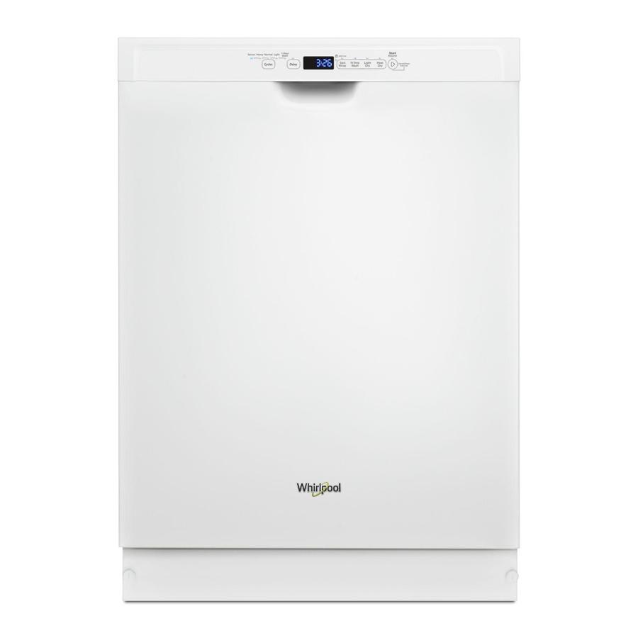 Whirlpool - 50 dBA Built In Dishwasher in White - WDF590SAJW