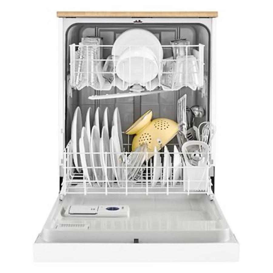 Whirlpool - 64 dBA Portable Dishwasher in White - WDP370PAHW