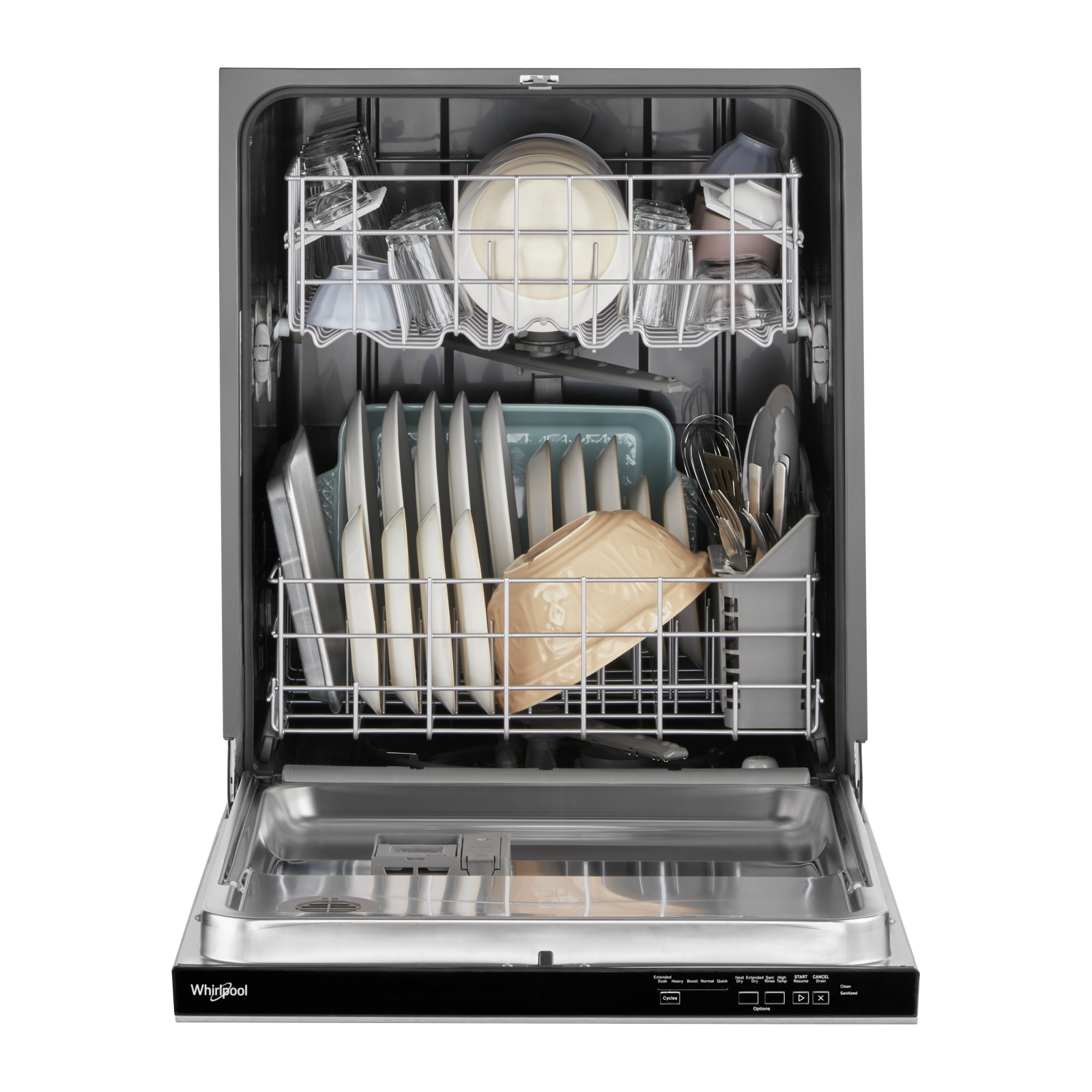 Whirlpool - 55 dBA Built In Dishwasher in Stainless - WDP540HAMZ