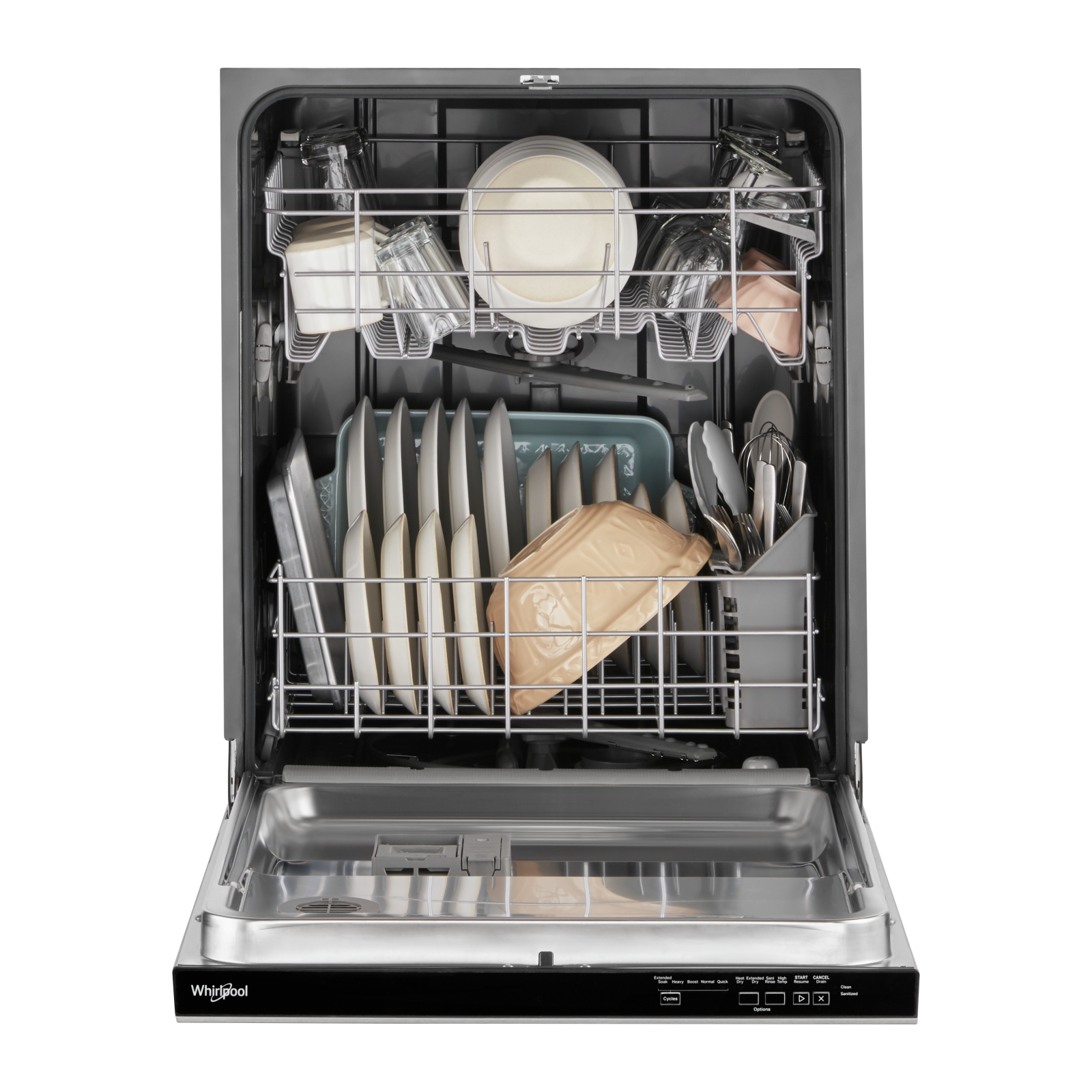 Whirlpool - 55 dBA Built In Dishwasher in Stainless - WDP560HAMZ