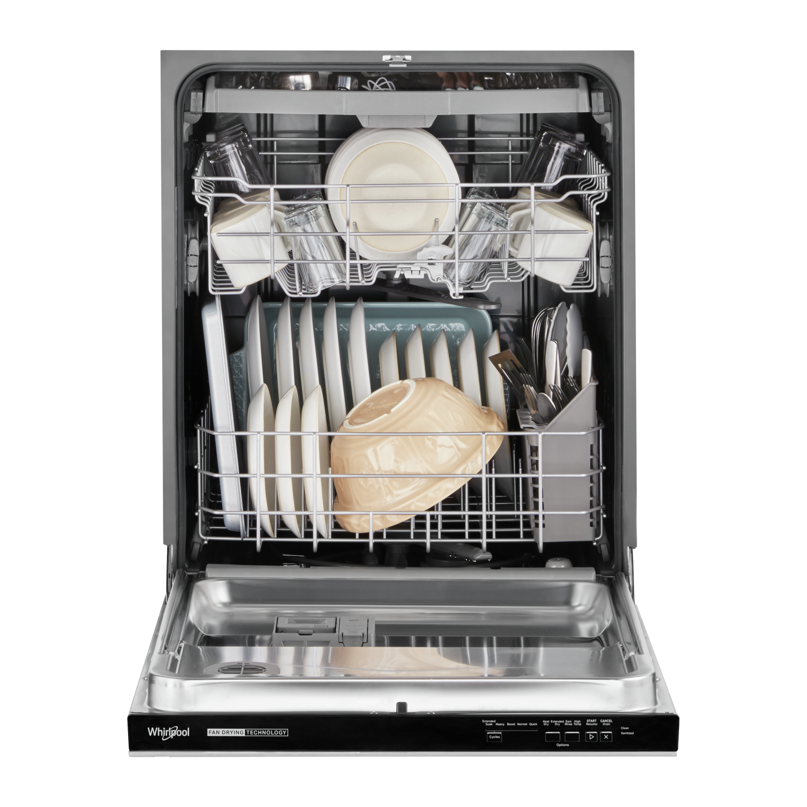 Whirlpool - 51 dBA Built In Dishwasher in Stainless - WDP730HAMZ