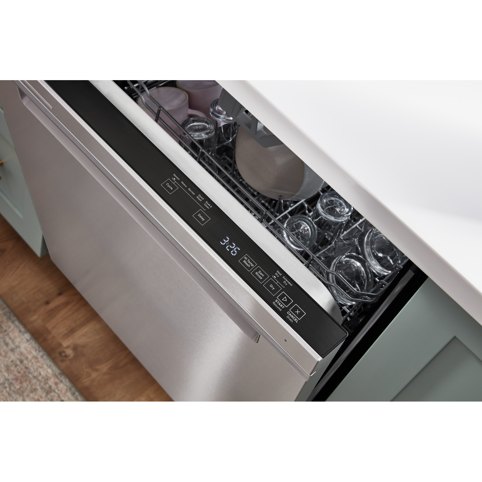 Whirlpool - 47 dBA Built In Dishwasher in Stainless - WDPA70SAMZ