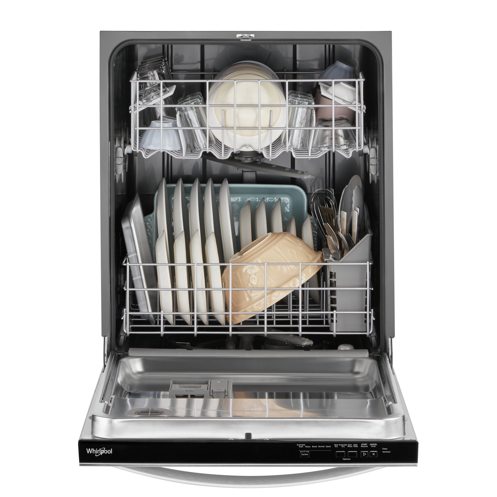 Whirlpool - 55 dBA Built In Dishwasher in Stainless - WDT540HAMZ