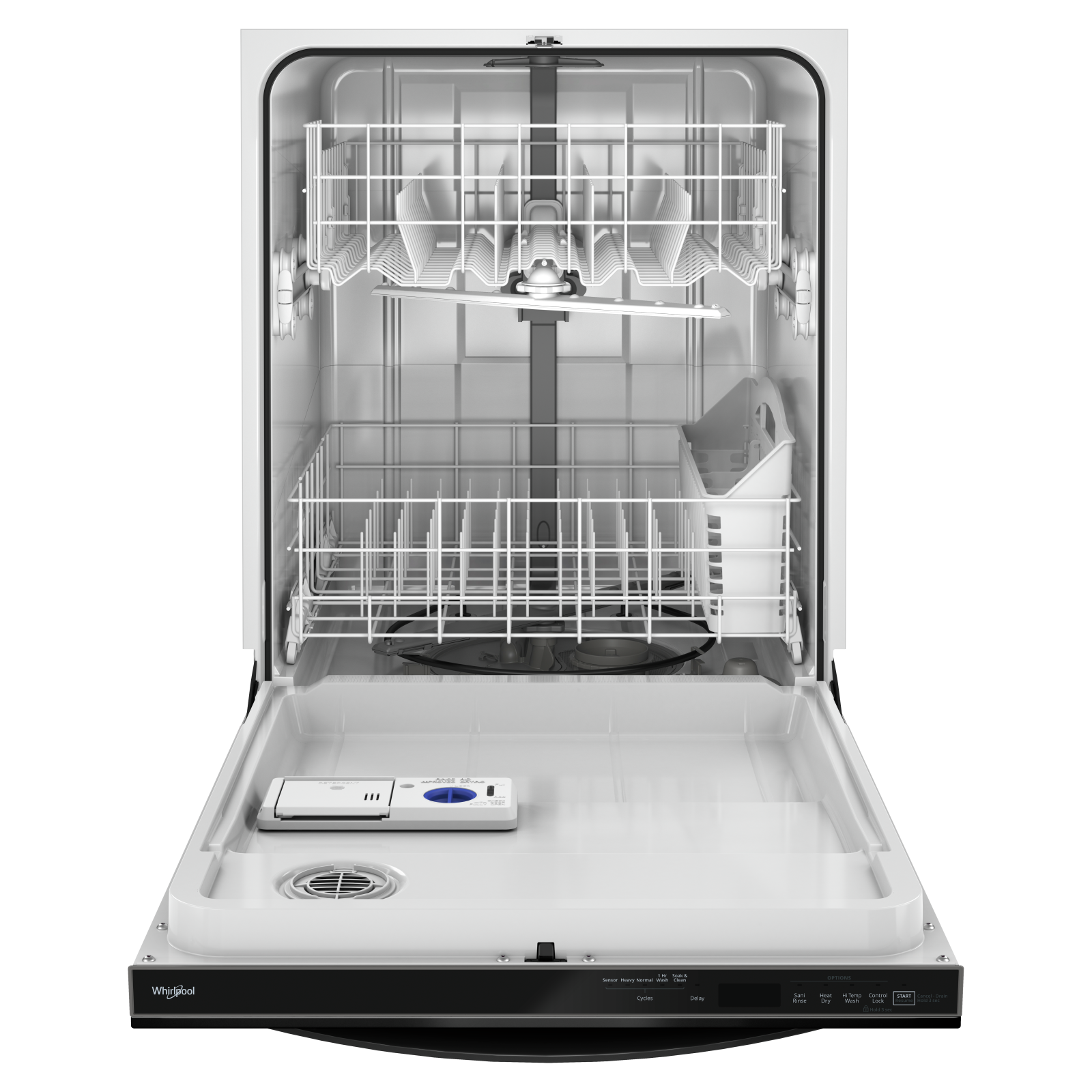 Whirlpool - 51 dBA Built In Dishwasher in Black - WDT705PAKB