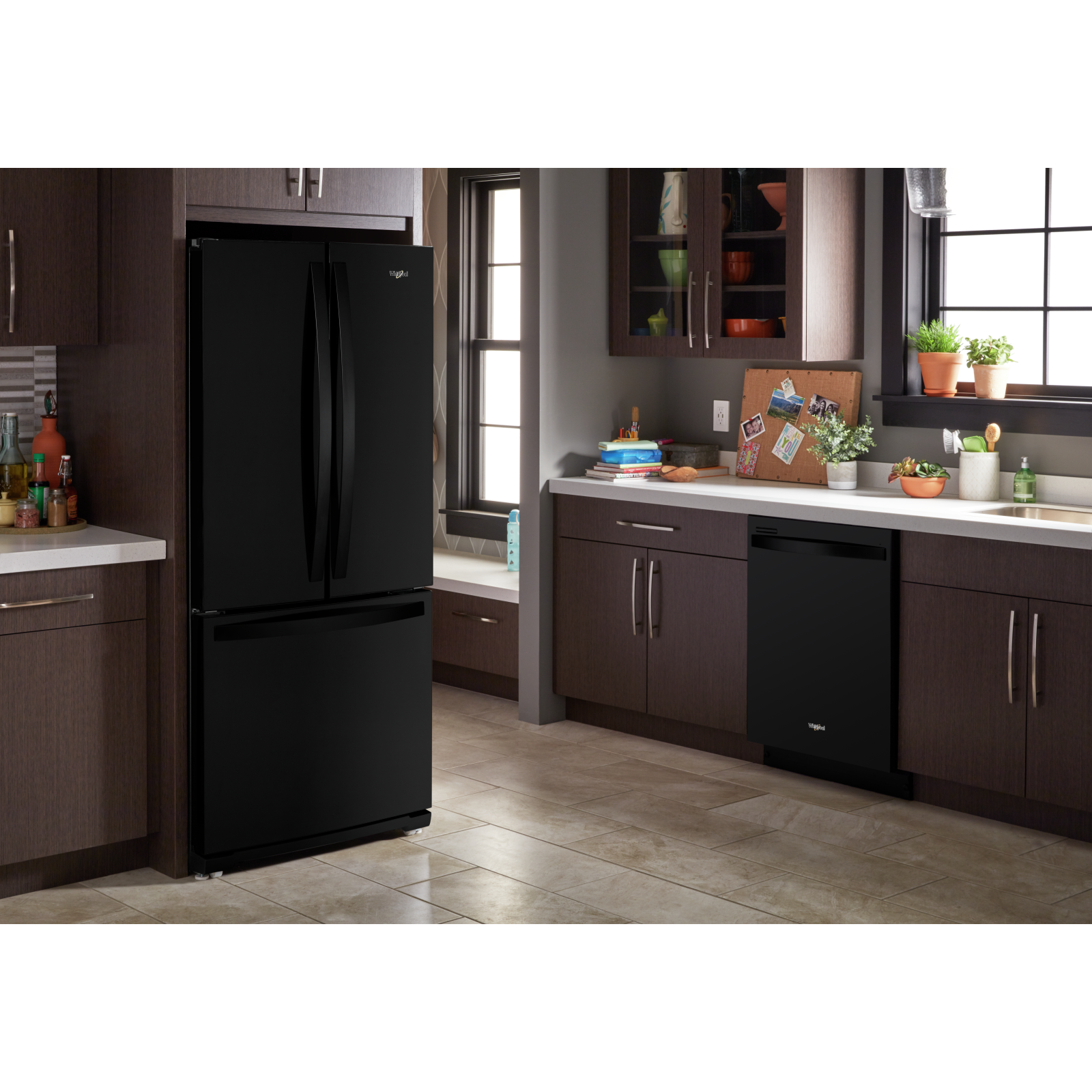 Whirlpool - 51 dBA Built In Dishwasher in Black - WDT705PAKB
