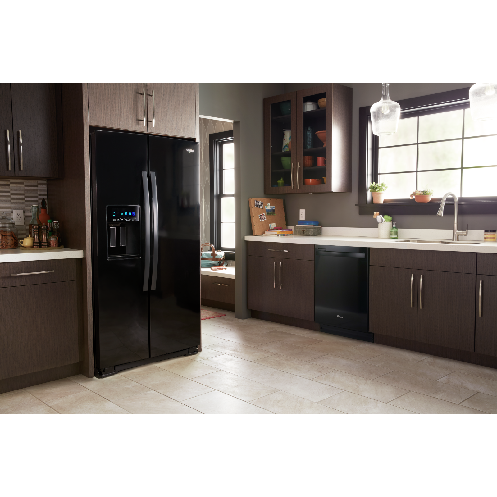 Whirlpool - 51 dBA Built In Dishwasher in Black - WDT705PAKB