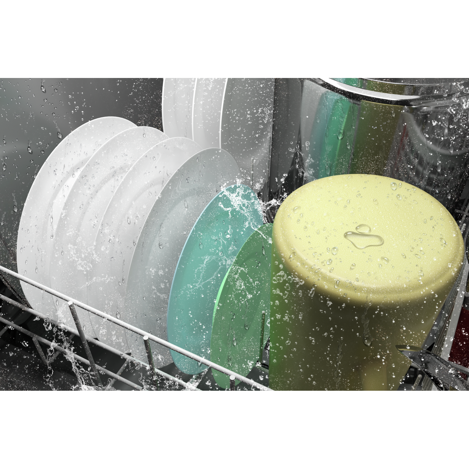 Whirlpool - 51 dBA Built In Dishwasher in White - WDT705PAKW