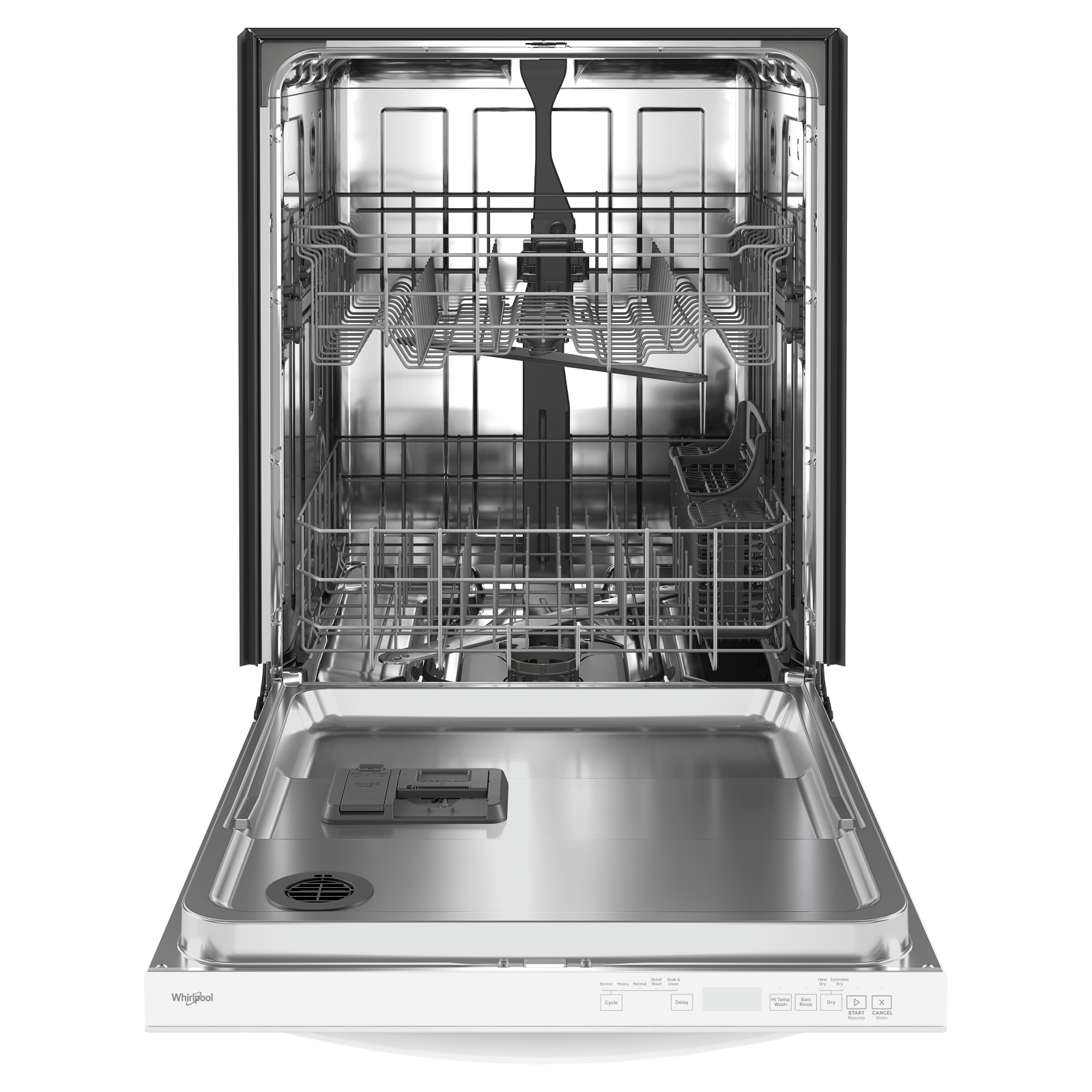 Whirlpool - 50 dBA Built In Dishwasher in White - WDT740SALW