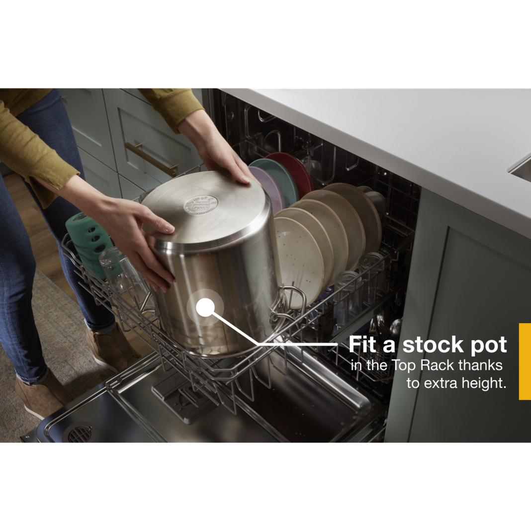 Whirlpool - 50 dBA Built In Dishwasher in Stainless - WDT740SALZ