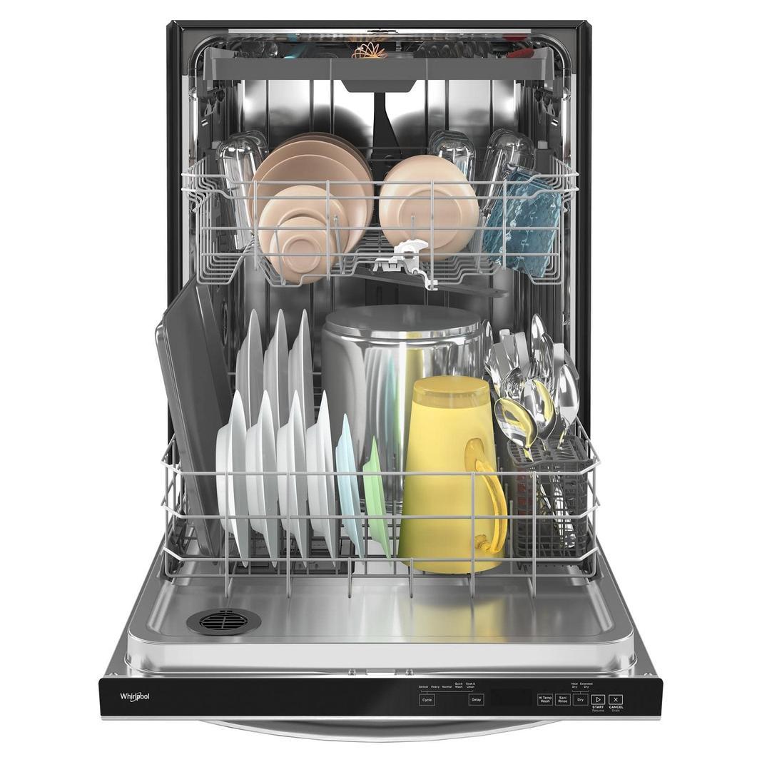 Whirlpool - 47 dBA Built In Dishwasher in Stainless - WDT750SAKZ