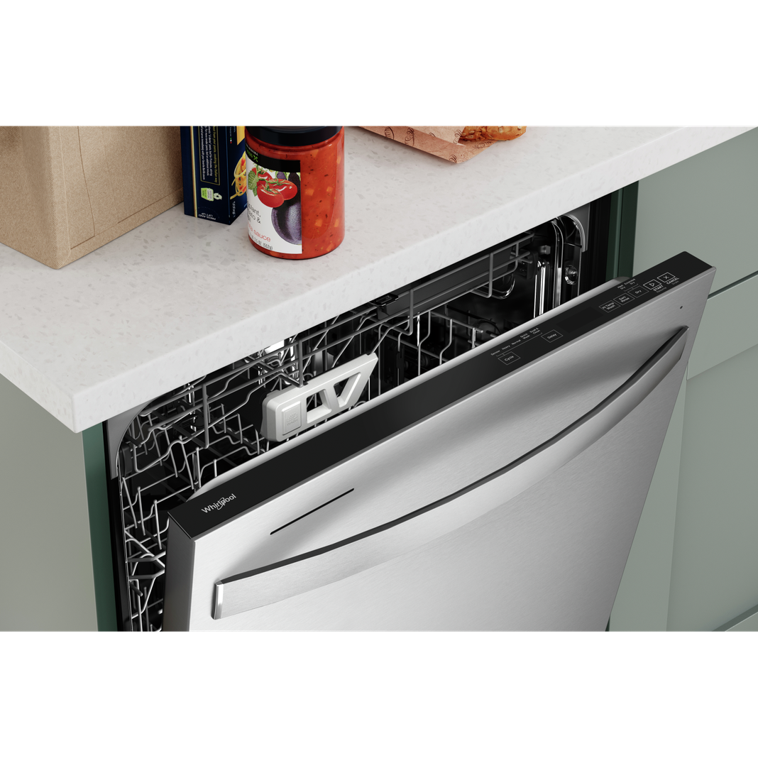 Whirlpool - 47 dBA Built In Dishwasher in Stainless - WDT970SAKZ