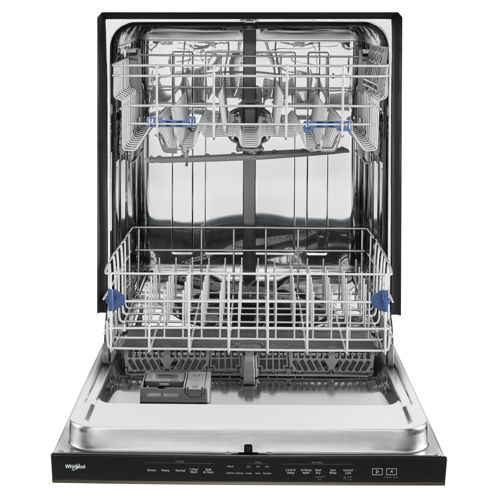 Whirlpool - 47 dBA Built In Dishwasher in Stainless - WDTA50SAHV