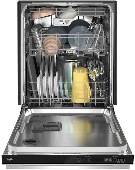 Whirlpool - 41 dBA Built In Dishwasher in Stainless - WDTA80SAKZ