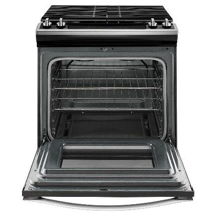 Whirlpool - 5 cu. ft Gas Range in Stainless - WEG515S0FS