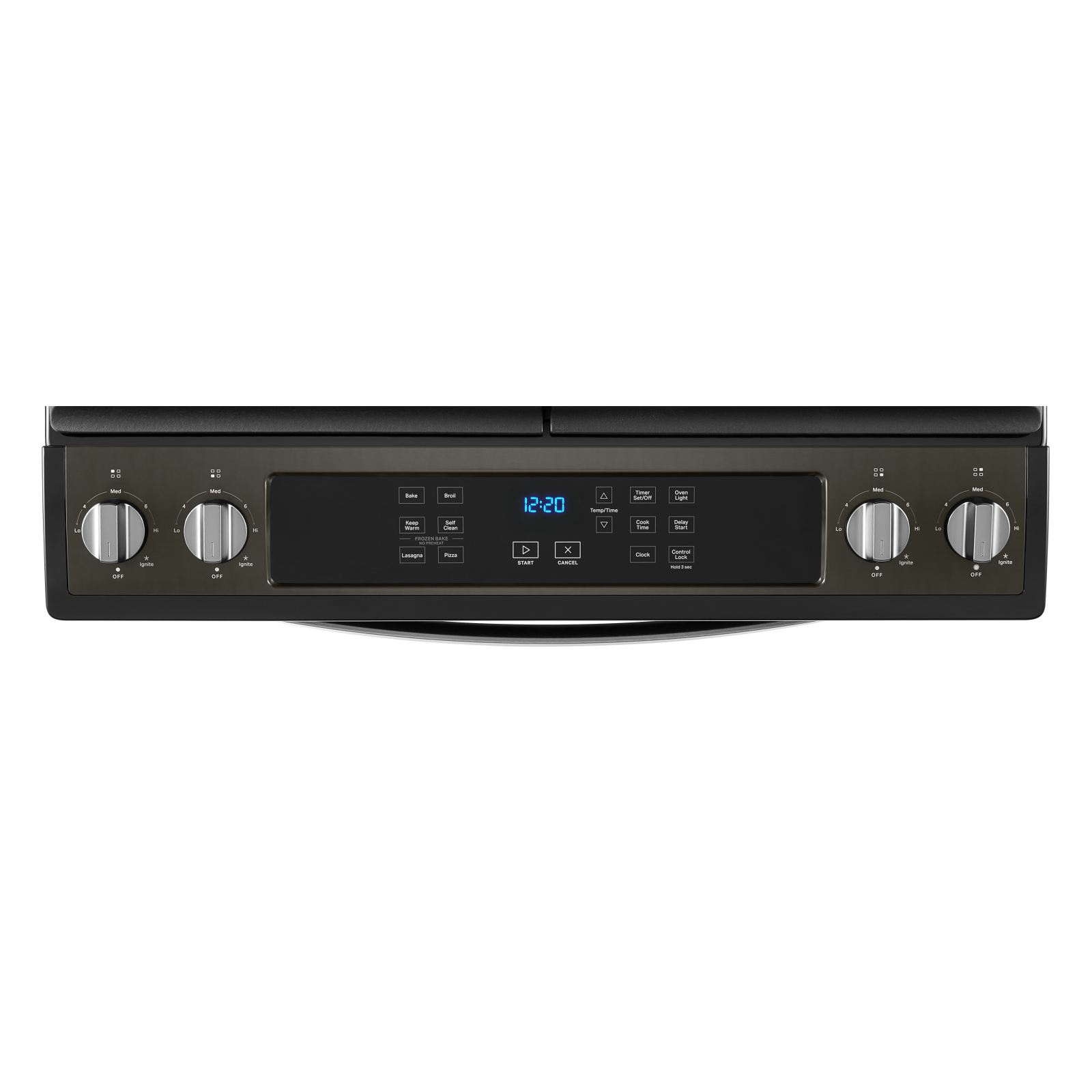 Whirlpool - 5 cu. ft Gas Range in Black Stainless - WEG515S0LV