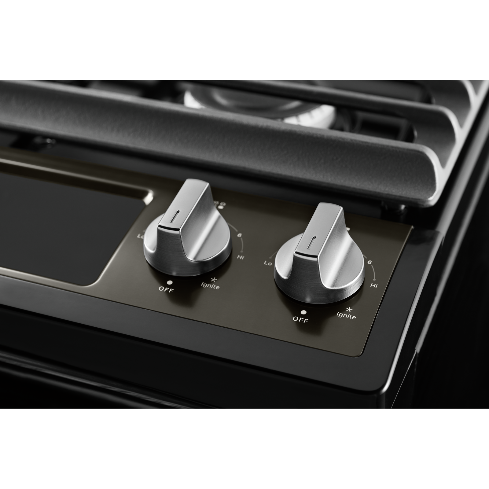 Whirlpool - 5 cu. ft Gas Range in Black Stainless - WEG515S0LV