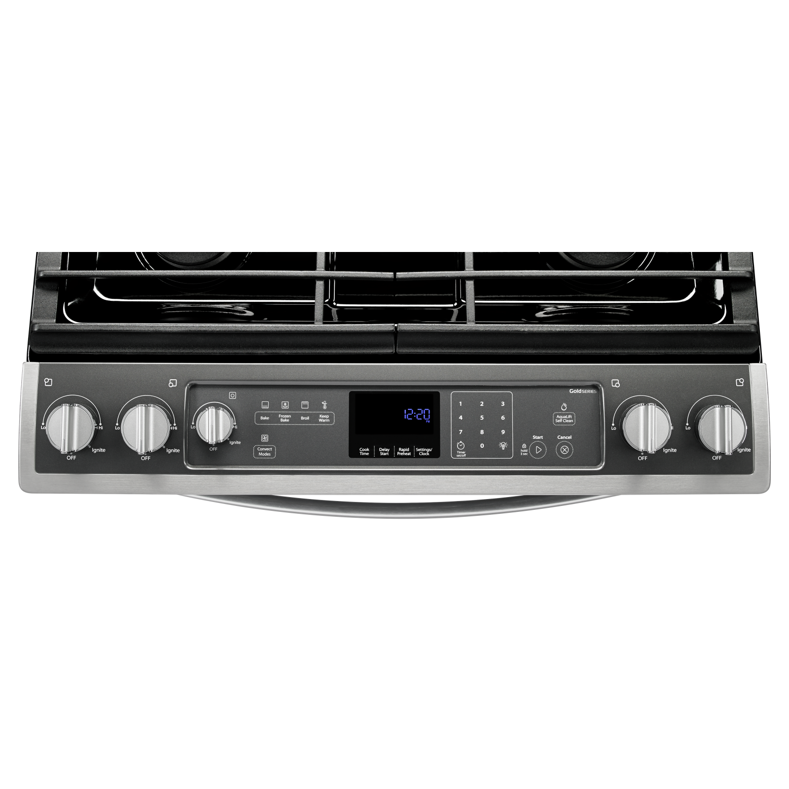 Whirlpool - 5.8 cu. ft Gas Range in Stainless - WEG730H0DS