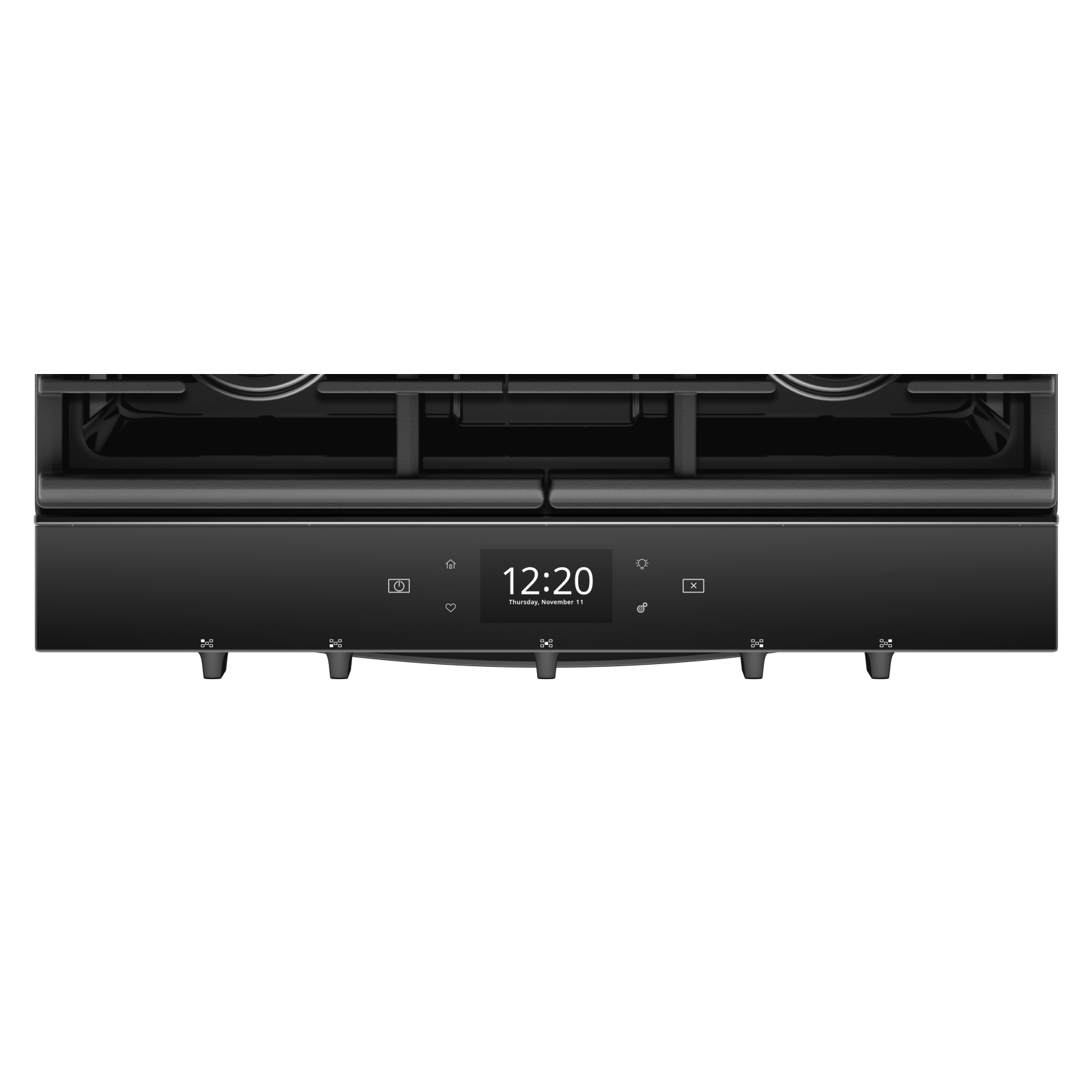 Whirlpool - 5.8 cu. ft Gas Range in Black - WEG750H0HB
