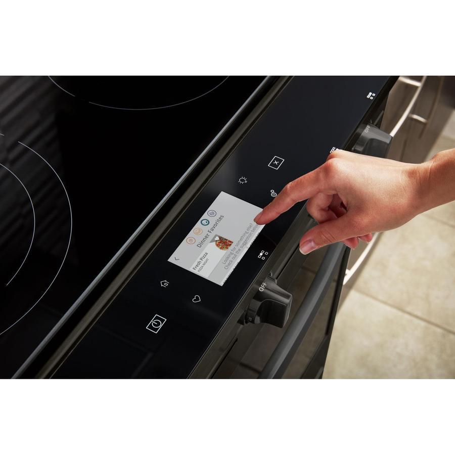 Whirlpool - 5.8 cu. ft Gas Range in Black Stainless - WEG750H0HV