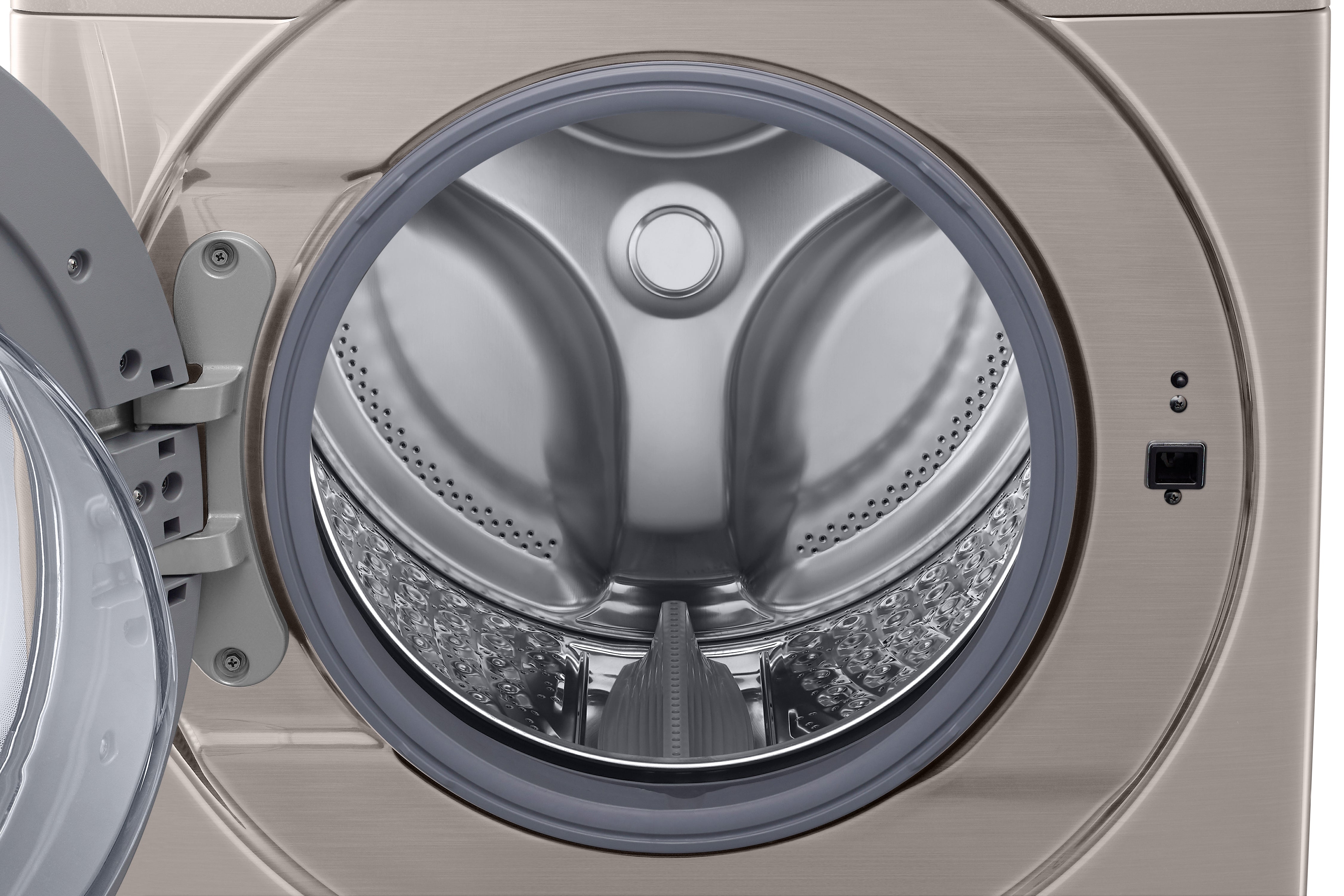 Samsung 5.2 Cu.Ft. Front Load Washer with SuperSpeed and Built-in Wifi - Champagne - WF45B6300AC