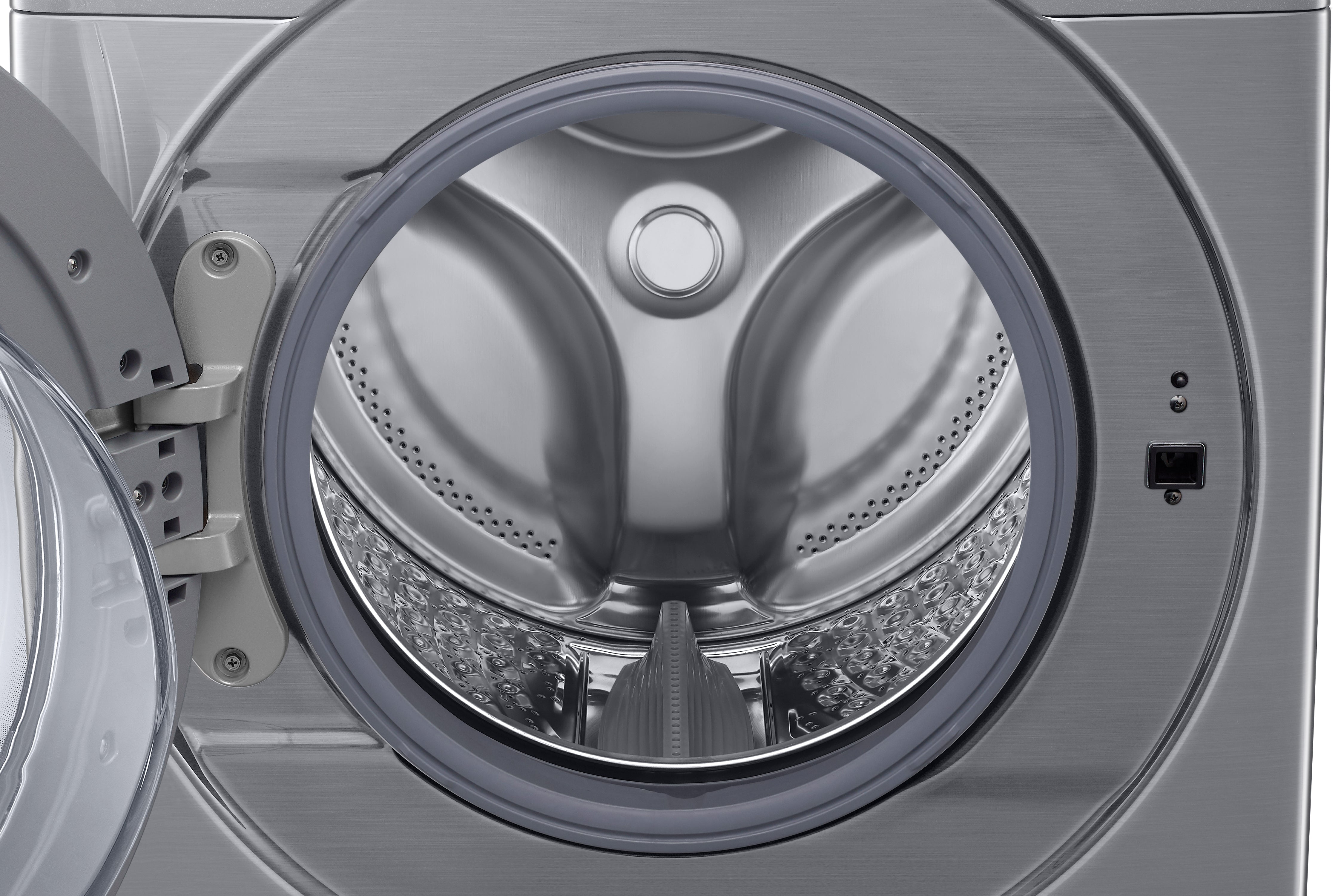 Samsung 5.2 Cu.Ft. Front Load Washer with SuperSpeed and Built-in Wifi - Platinum - WF45B6300AP