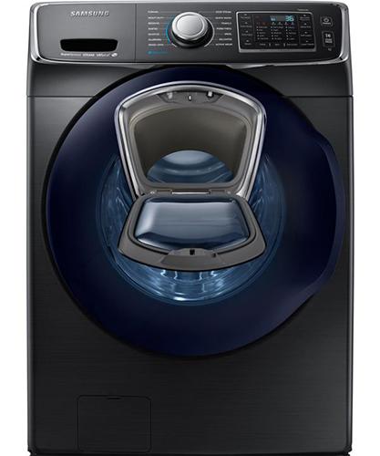 Samsung - 5.2 cu. Ft Front Load Washer in Black Stainless - WF45K6500AV