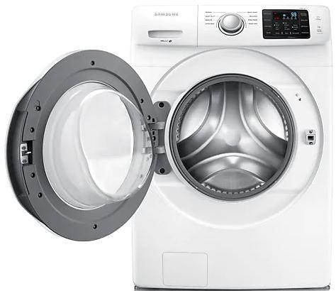 Samsung - 5.2 cu. Ft Front Load Washer in White - WF45M5100AW