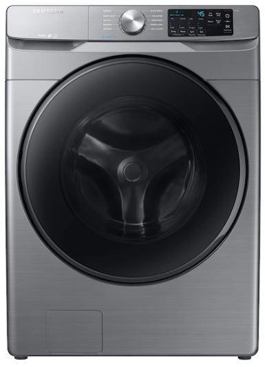 Samsung - 5.2 cu. Ft Front Load Washer in Stainless - WF45R6100AP