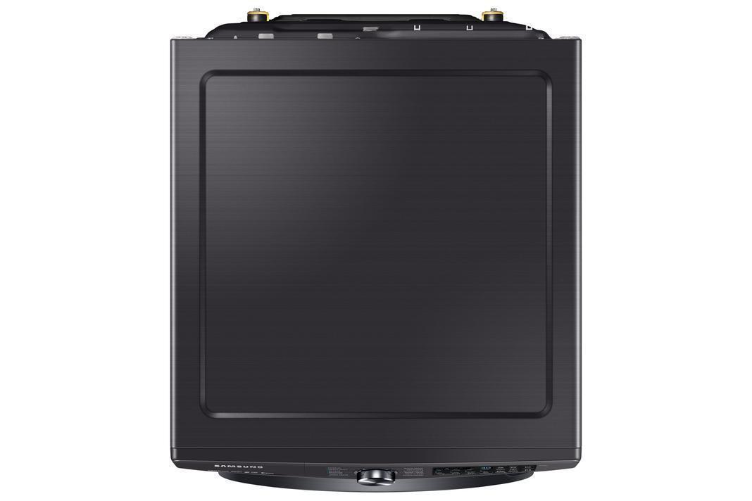 SAMSUNG - 5.8 cu. Ft Front Load Washer in Black Stainless - WF50T8500AV