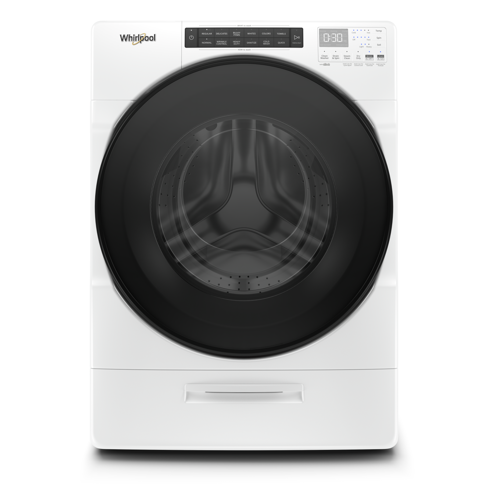 Whirlpool - 5.2 cu. Ft Front Load All In One Washer Dryer in White - WFC682CLW