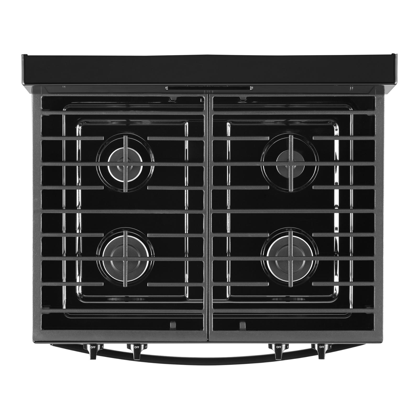 Whirlpool - 5 cu. ft Gas Range in Black - WFG515S0JB