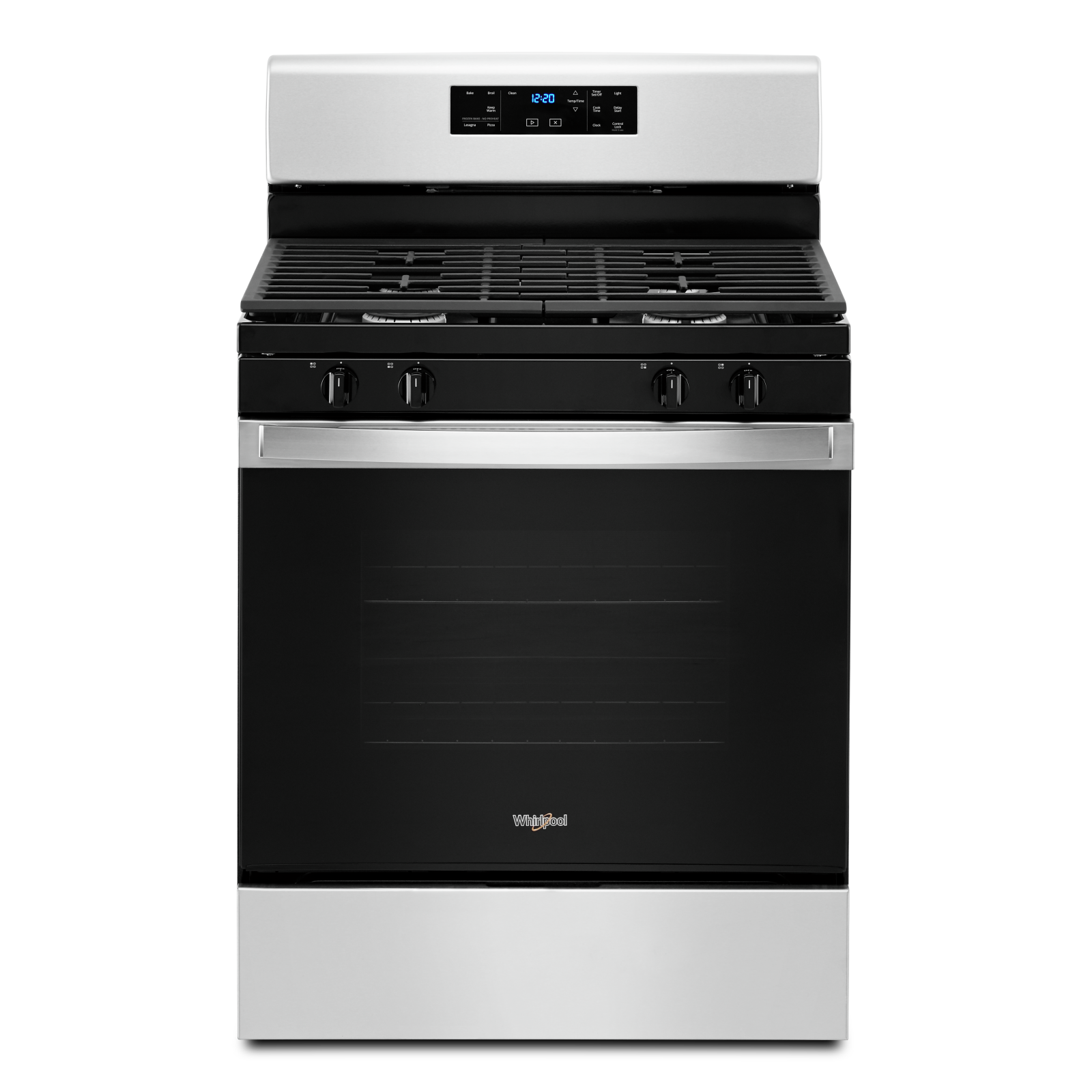Whirlpool - 5 cu. ft Gas Range in Stainless - WFG515S0MS